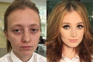 что докопались "лох", "оголодал" - когда девка накрашена многие могут лохануться