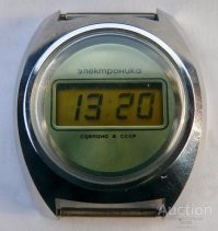 У меня такие были .Покупал в 78г . 50р вроде стоили . Батарейки хватало на год.Менять приходилось в специальной мастерской т.к. в свободной продаже тогда не было. Тяжёлые и очень понтовые.