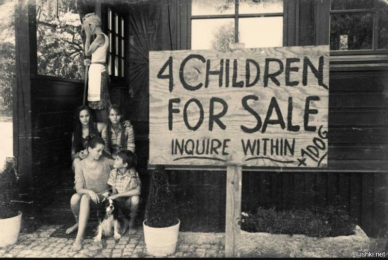 А чего им улыбаться-то? Продать же могут в любой момент, и не обязательно "доброму дяденьке-извращенцу", который будет просто трахать. Может оказаться, что продали "на мясо"...