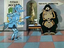 Охранники не захотели пускать в торговый центр рыцаря в доспехах