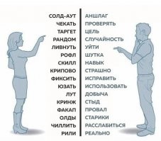 Хм - молодежь... Давно ли мы с важным видом сыпали этими "флэтами", "герлами" и прочей смесью фени и американизмов..? Так какой смысл учить слэнг этих чудиков - они же и оглянуться не успеют, как сами станут шнурками-олдами-хренолдами... А кто попытается сохранить юношеский задор - станет молодящимся посмешищем.