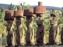 Хасиды родом с острова Пасхи. Хоть они и уехали оттуда давно, но в честь родины и носят такие шапки.