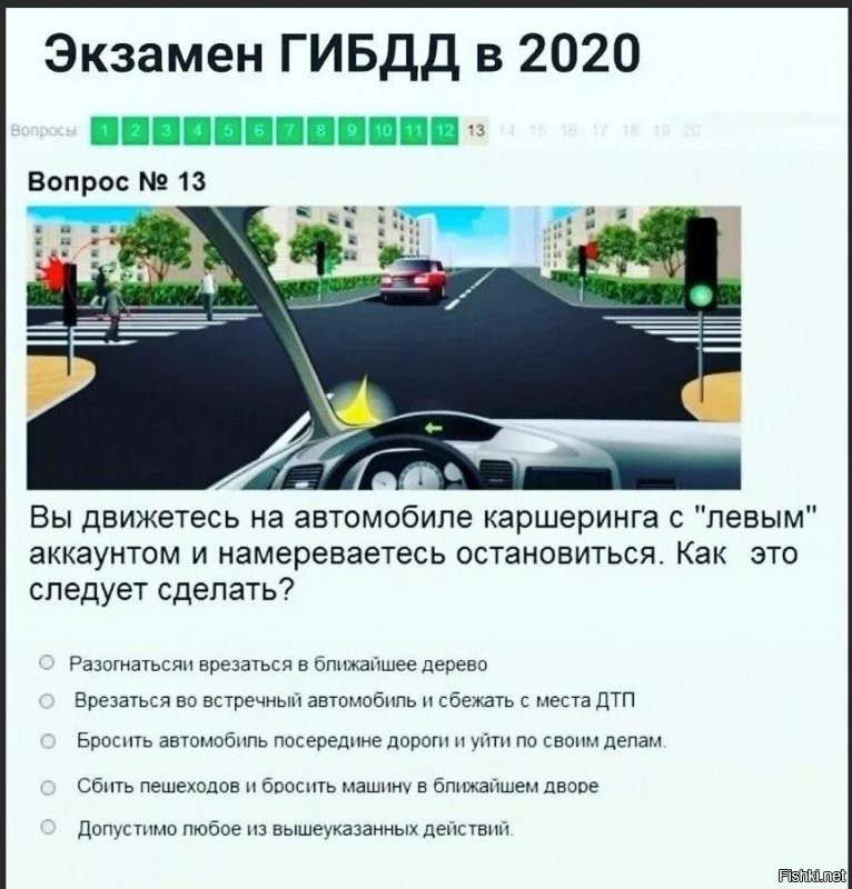 Автомобильный юмор в картинках