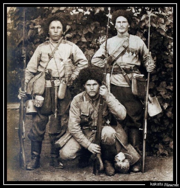 А казаки пластуны кошмарили немцев