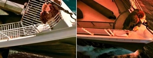 Ну, в "титанике" ляпов тоже хватает, те же разные носовые палубы, или попавший в кадр недостроеный макет титаника в начале фильма за спиной Кэла..