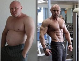 Что тут нереального? Если человек поменяет свой образ жизни и сместит акцент в пользу пассивного времяпрепровождения и неправильного питания, то результат не заставит себя ждать. А фотке где Дизель еще в форме, вообще очень много времени. 
Вот вам фотка Югия. Он ради эксперимента спецом отожрался, чтобы потом рекламировать свою методику похудения. И отожрался довольно таки быстро. Ярослав Брин использовал тот же метод для привлечения аудитории. Ну а Дизель просто отожрался.