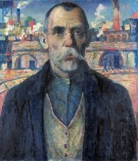 Что это за бред? Малевич нарисовал "Квадрат" в 1915 году. А перед смертью в 1935 он вернулся к реализму.