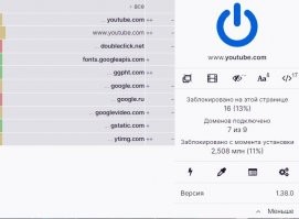 uBlock Origin и ничего вылезать не будет