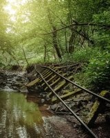 я нашел рельсы от паровоза!