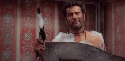 Ну вот это по-моему самое нестандартное ношение: на ремешке на шее. 
(Туко из "Злой, плохой и хороший")