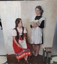 Вот такую купил недавно на вернисаже ...