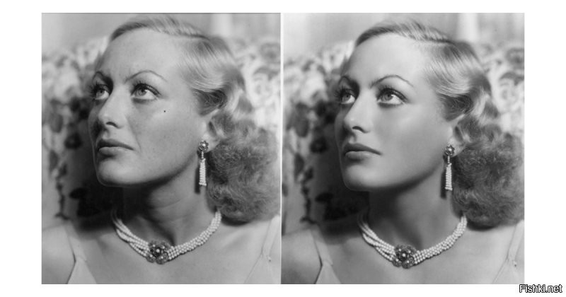 Ретушь была - аналоговая, проработал несколько лет ретушируя листовые фотоплёнки и фотопластины, не моё но примерно вот так это выглядело: