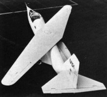 Самолет Ames-Dryden AD1. Разрабатывался NASA в 70-е