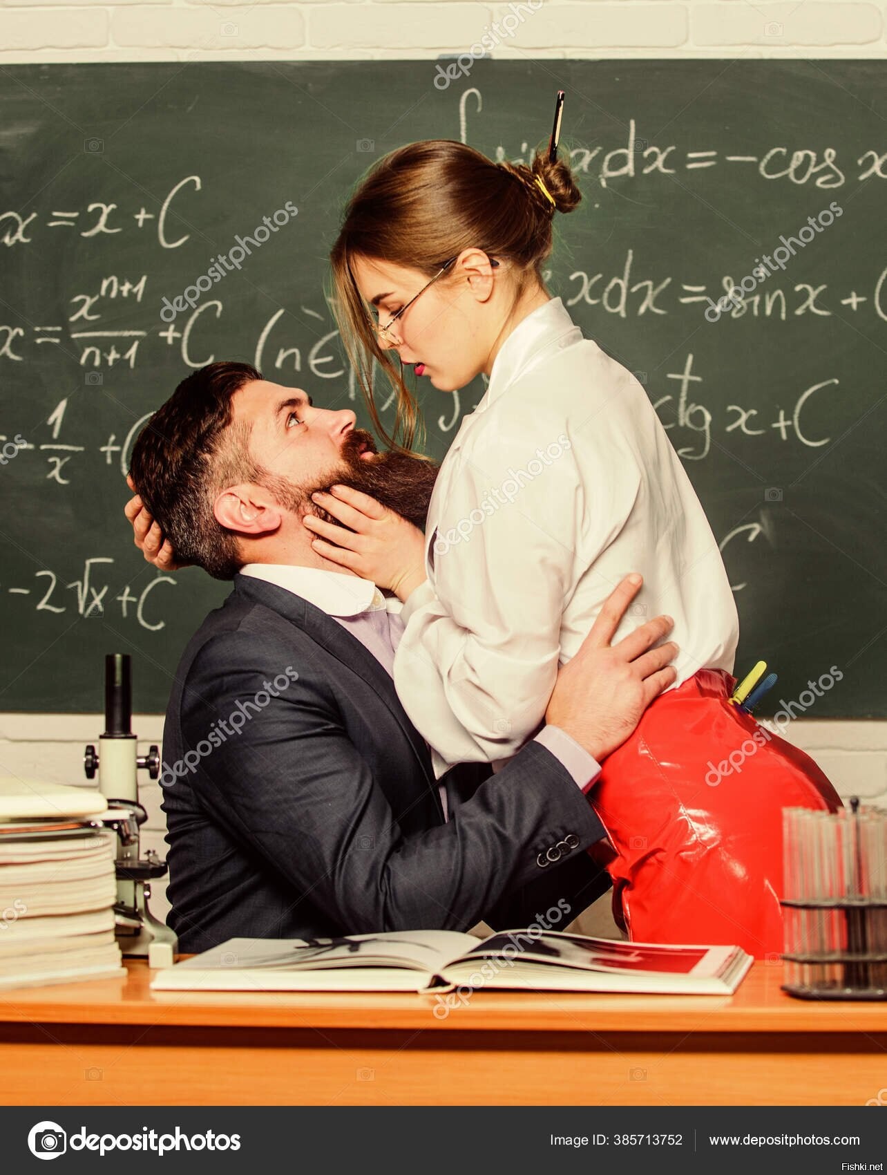 Поцелуй с учителем