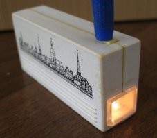 Советский фонарик брелок STRAUME RIGA.