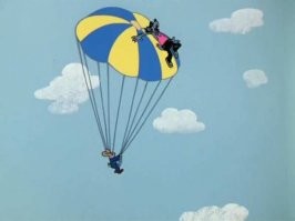 Даже неуправляемый Д-5 можно перекосом чуть-чуть отъехать в сторону.