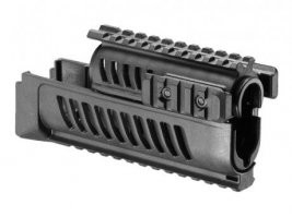 Зенит назвали это кронштейном, израильтяне вообще свою приблуду называют четырехрельсовым цевьём. Есть принципиальная разница между «кронштейном» и «крышкой газоотводной трубки с планкой пикатинни»? В креплении  болтами? Если штатную деревянную крышку прикрутить к цевью болтами - она станет кронштейном? И что у вас вообще с русским языком? Оратор - тот, кто говорит, а не пишет. Накладка газоотводной трубки, а не рубки. И если вы «не имеете смысла» - зачем вообще пишете?