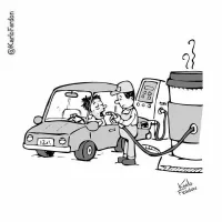 У них машины на спирту. Так что для субботы очень актуальная картинка.