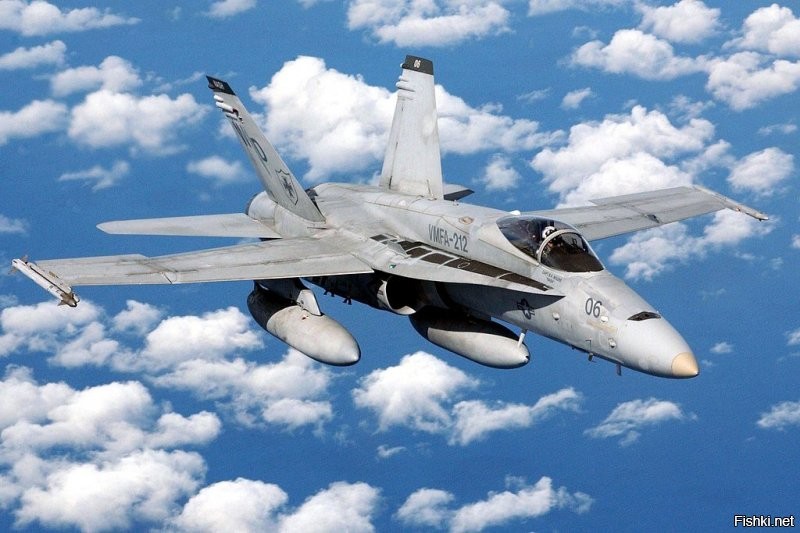 Палубный истребитель-бомбардировщик F/A-18 «Хорнет»