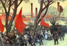 картина 1906 года. Кустодиев.
