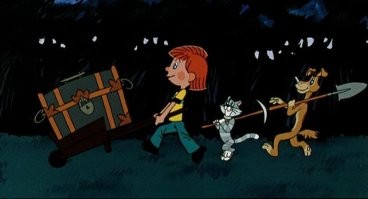 - А чего это вы в сундуке везёте?
- Это мы за грибами ходили.