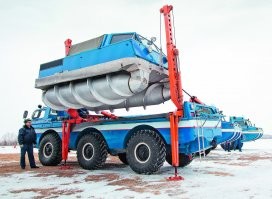 И что там прям такого как автор написал (Хотя и требует высокоразвитой промышленности) шнекоходы придумали в СССР для спасения космонавтов , и весь комплекс назывался синяя птица .