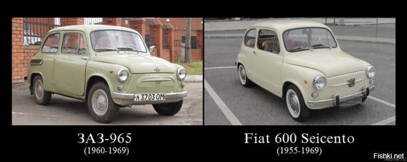 Большинство советских автомобилей копировались с иностранных.