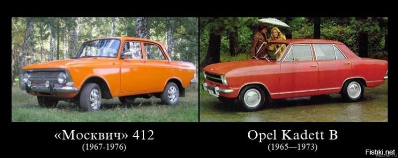 Большинство советских автомобилей копировались с иностранных.