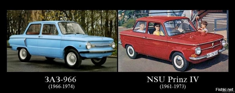 Большинство советских автомобилей копировались с иностранных.