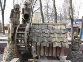 У нас в городском парке была композиция - черти льют воду на мельницу (у этой композиции даже какая-то сказочная основа была). Так религиозная общественность возмутилась - чертей убрали поставили мельников. 
Что называется было/стало