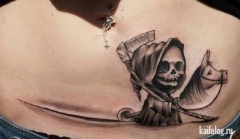 вот еще перекрытие шрама