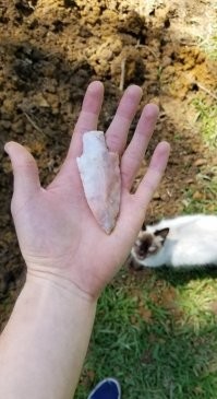 По-моему, для стрелы великоват. Может быть от древнего дротика? А может и от ножа...