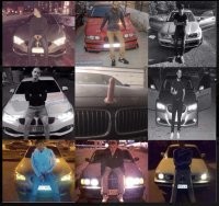 «Tesla» врезалась в фонарный столб в Новой Москве и сгорела