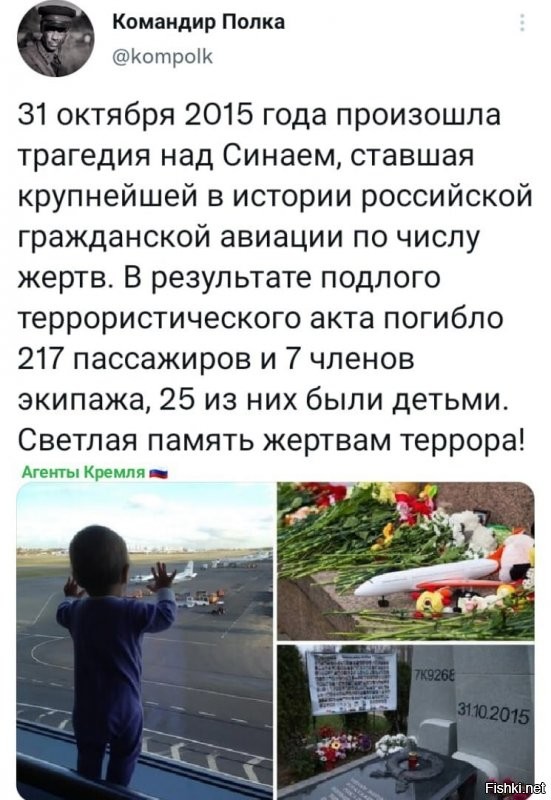 А сейчас каждый день по сути по 5 таких самолетов "бьётся" из-за идиотов, которые боятся уколов. Радует только, что детей пока не так и много за собой утягивают, но все таки утягивают (