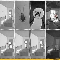 Фипронила им дать надо. Скушает один, а вымрет всё гнездо. Тараканы тусуются группами, умеют  ходить по химическому следу друг дружки и всеядны (поедают трупы падших собратьев). И если один захавает вкусняшку с фипронилом, то по его следу прибегут ещё несколько полакомиться, а когда они вместе откинуться через какое-то время в гнезде от отравления, остальные либо тоже уже будут в стадии помирания, так как сбегали покушать туда куда мотались сородичи, либо похавают отравленные тушки и тоже откинутся.
Через 2 недельки надо приманки с фипронилом обновить, чтоб поколение которое на момент начала войны было ещё в оотеке (кладка яиц), вылупившись - так же проследовали по пути родителей в Вальгаллу.
Таким способом можно травить тараканов не только у себя, а сразу у соседей. Химическая война, она такая.
Ну и да, важно у себя срач не разводить, тогда гораздо меньше шансов что к вам  эти товарищи нагрянут.. они ж в постоянном поиске пожрать и попить, а если у вас в квартире с этим - не густо, то и тусоваться с вами им не интересно.