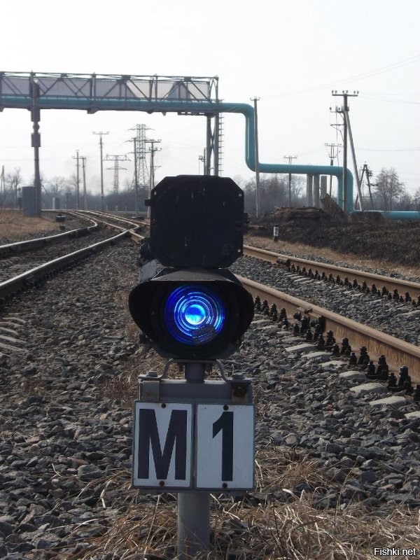 Спасибо железным дорогам, мы знали, где найти синий фонарь.