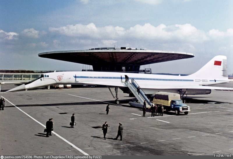 Сверхзвуковой Ту144 рейс Москва-Ташкент 1971г