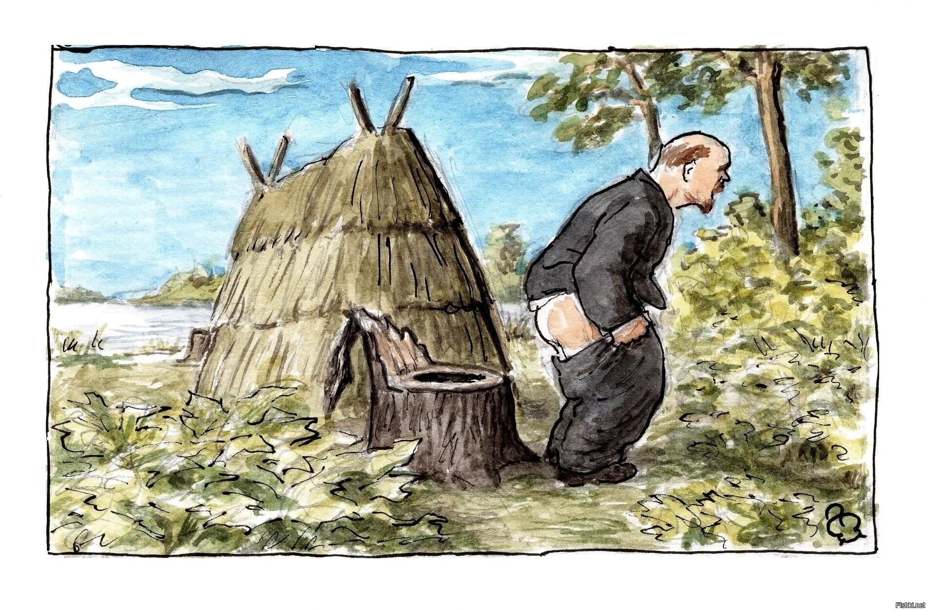 Ленин в разливе картинки