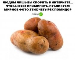 ...на желтом фоне, стоящие в ряд друг на друге на круглой тарелке с четырьмя углами равными 45 градусам.