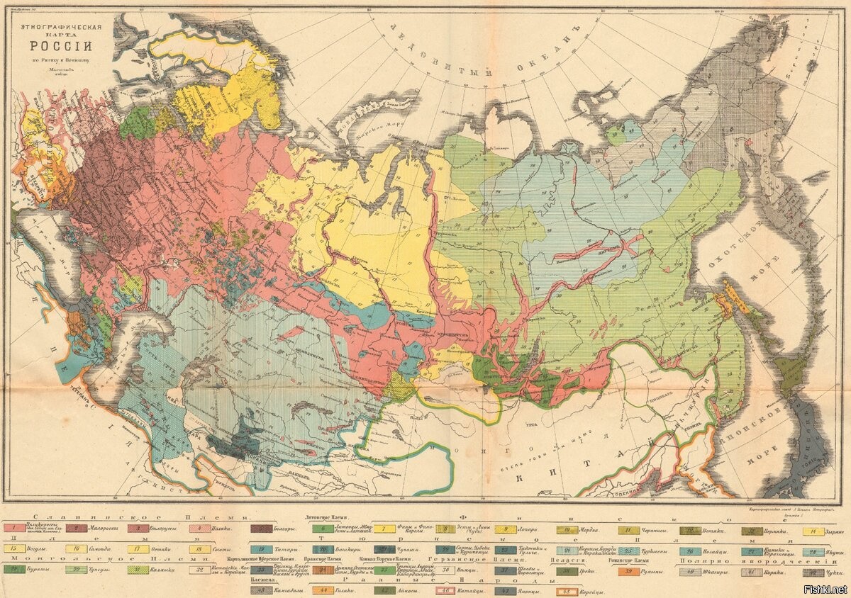 Этнологическая карта мира