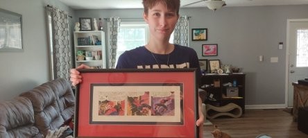 Писалось многократно, что подобные автографы дорого стоят. Возможно парень теперь миллионер.