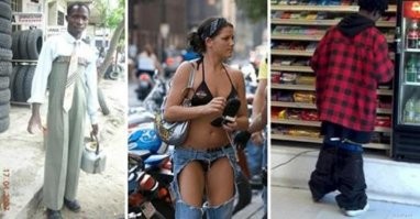 Мода на штаны циклична. Скоро будут "трубы", после клёш, затем рванина