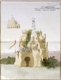 Ещё нашёл с того же конкурса творческих шедевров. Поражает маниакальное желание впихнуть в конструкцию мавзолея натуральный Болт!