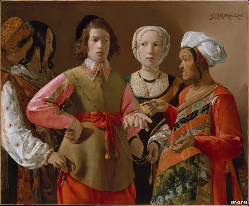 Жорж де Латур - Гадалка, 1639 г.