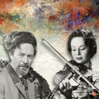 И зачем жену отзеркалили?
Скрипачей левшей не бывает.