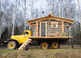 Банька то маловата. Есть варианты покруче.