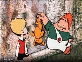 Озвучка мультфильма "Малыш и Карлсон" в 1968 году