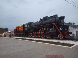 Вот такого красавца установили на станции Сухиничи, Калужской области.