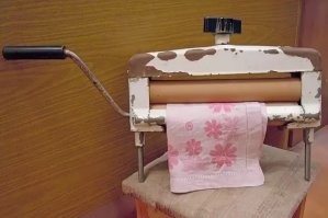А вот выжималка для белья