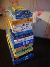 ГДРовские самолеты были 1:100. В детстве собрал ВСЮ серию